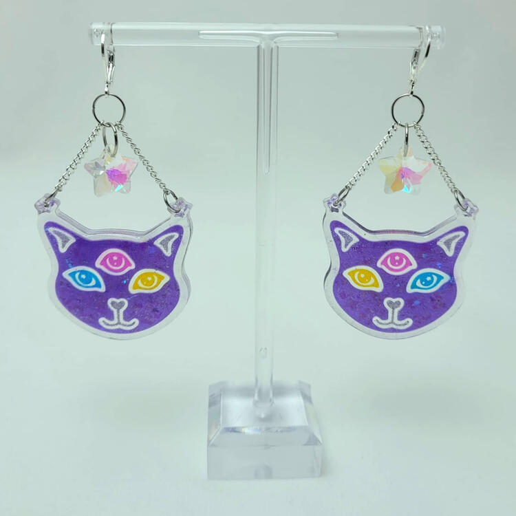 Conscious Cat Earrings