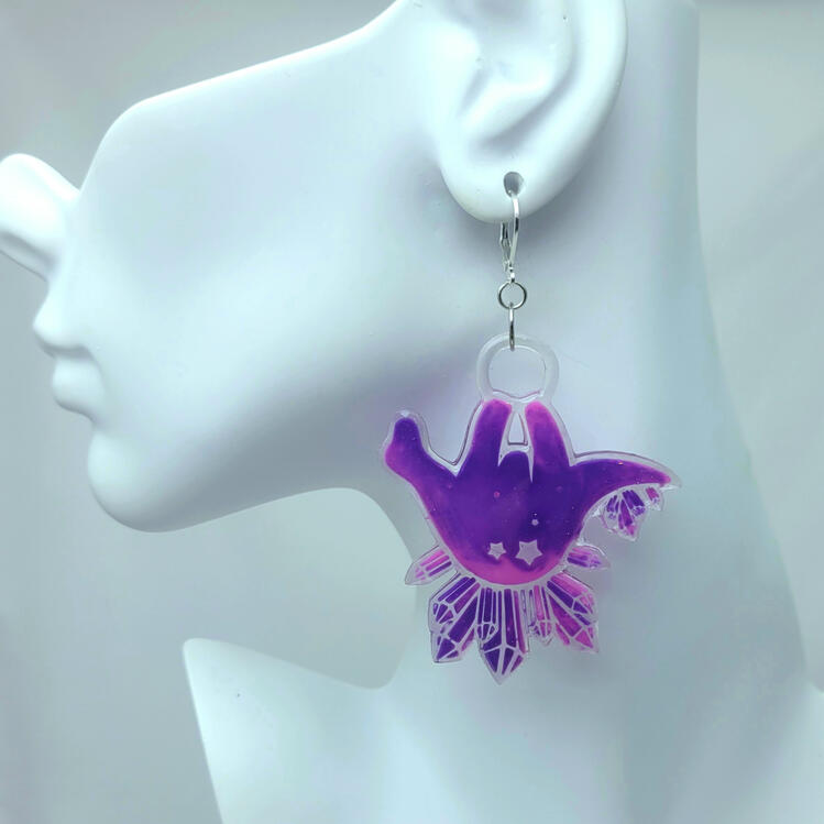 Crystal Stegos earrings