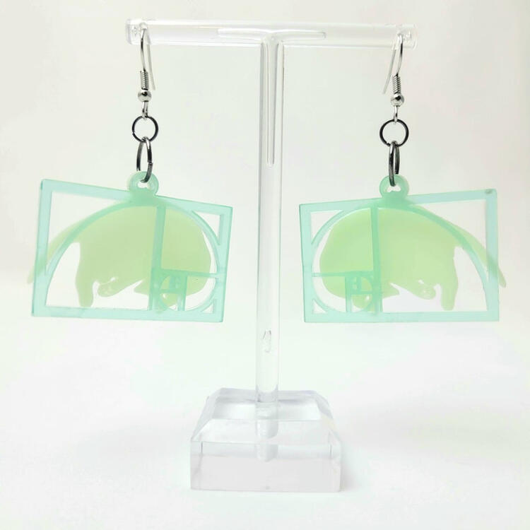 Fibonacci Feline Earrings